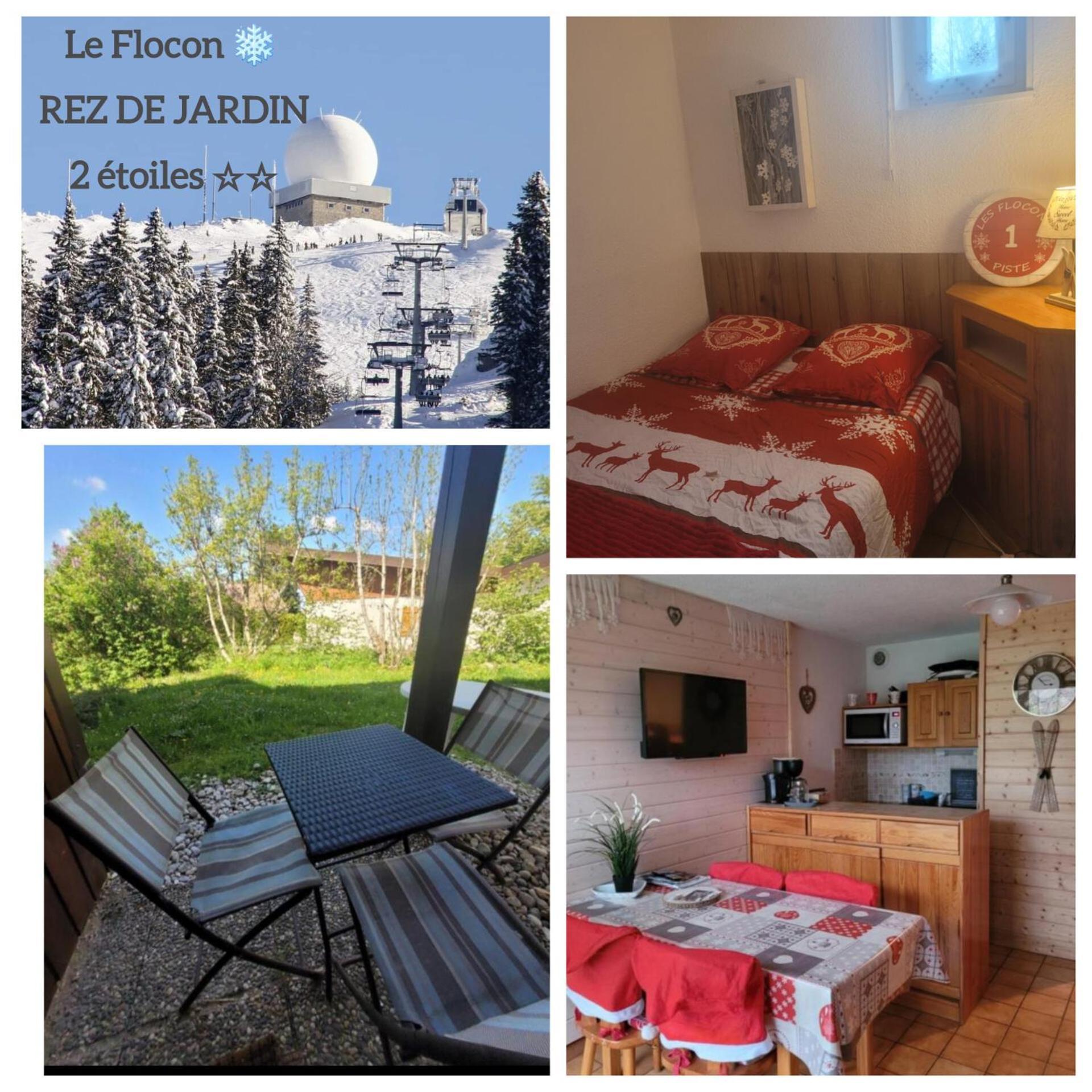 Appartement Le Flocon, Joli Petit Cocon 4 Pers En Rez De Jardin Draps Inclus Les Rousses Esterno foto